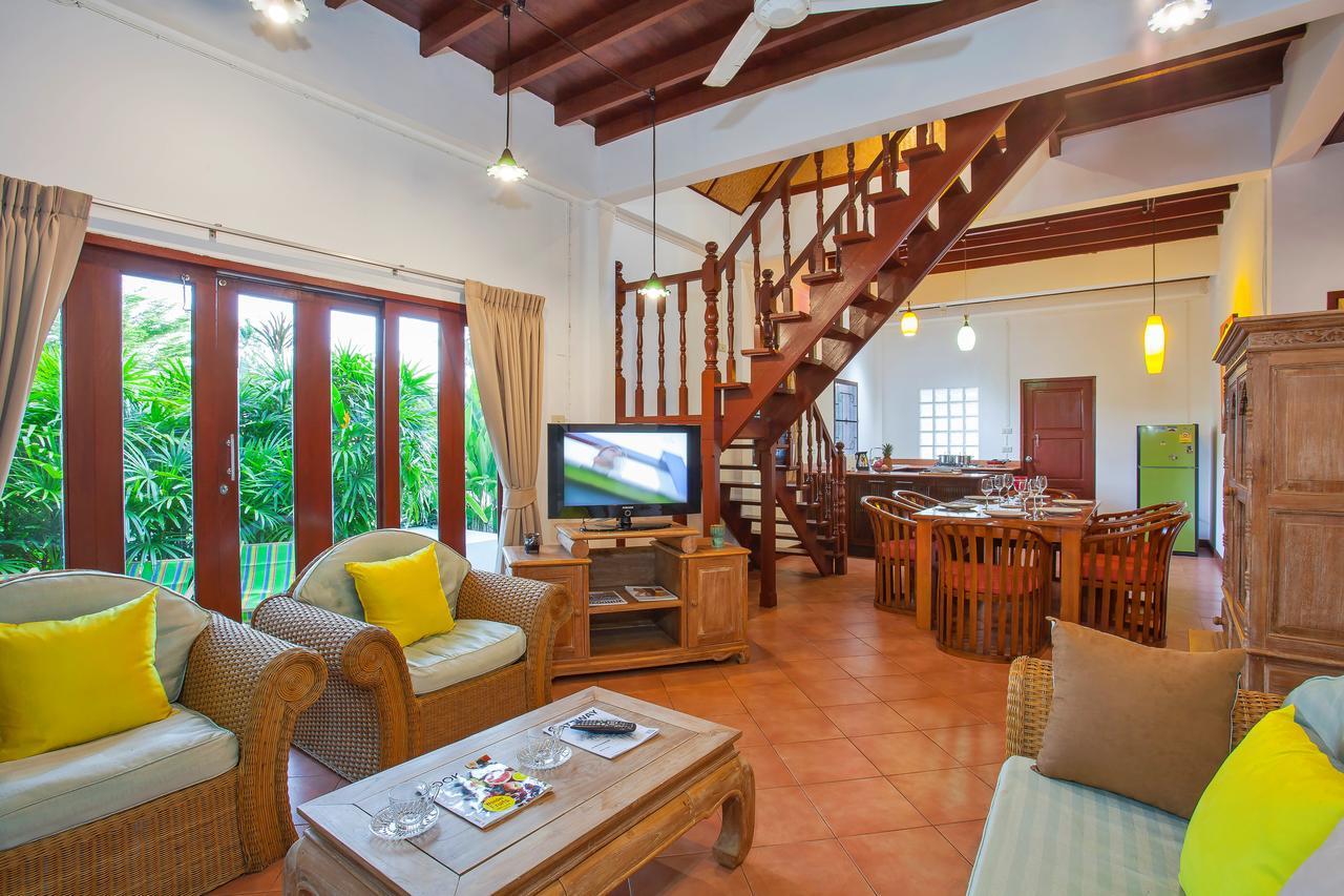 Traditional Thai Villa Nikkie In Tropical Nature, 4Br & Pool, Near Rawai Beach Nai Harn Exteriör bild