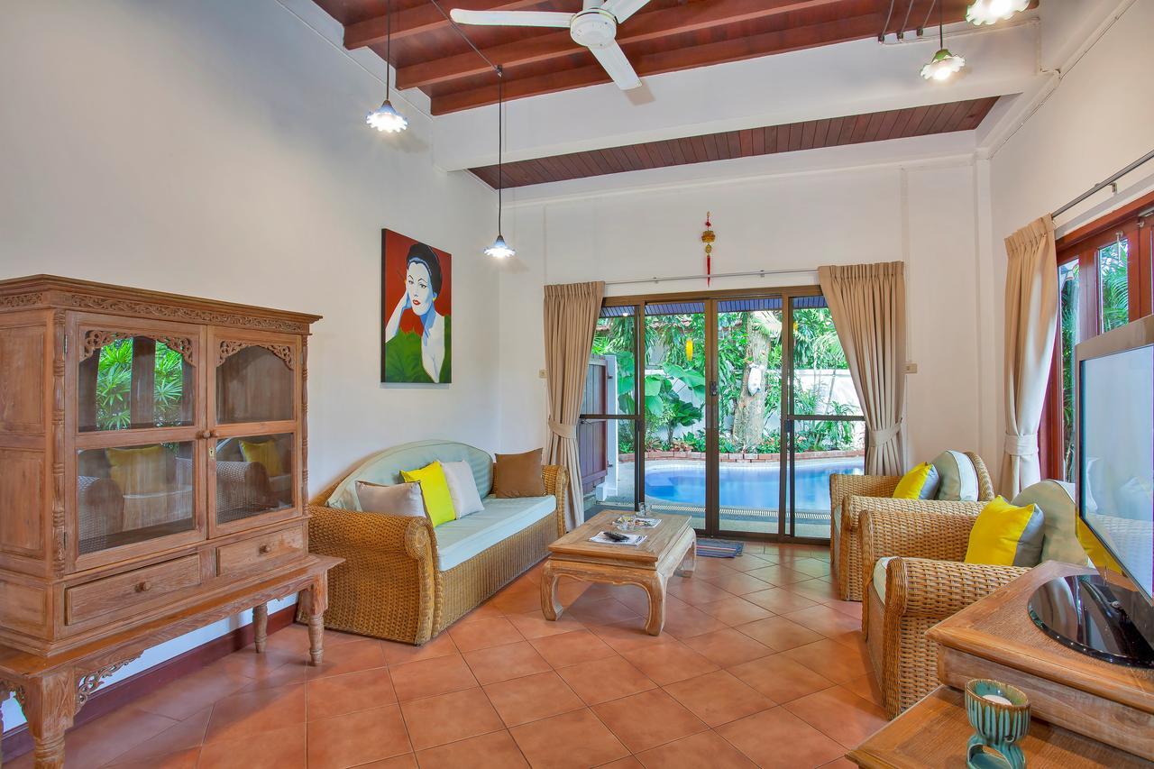 Traditional Thai Villa Nikkie In Tropical Nature, 4Br & Pool, Near Rawai Beach Nai Harn Exteriör bild